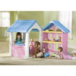 Little Tikes 2   In   1 Dollhouse Playhouse: Toys & Games