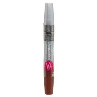 Maybelline Superstay Lipcolor 16 hour Color + Conditioning Balm, Sienna 795, 1 Pack : Lipstick : Beauty