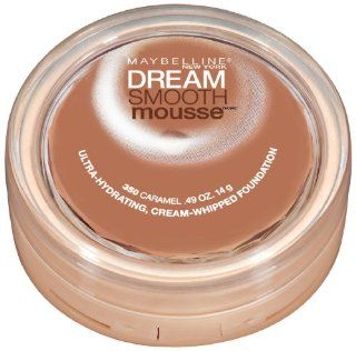 Maybelline New York Dream Smooth Mousse Foundation, Caramel, 0.49 Ounce : Foundation Makeup : Beauty
