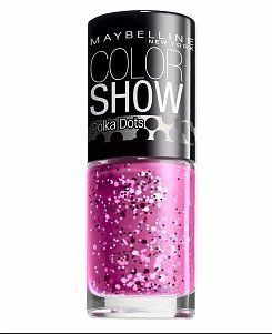 New Maybelline Color Show Nail Lacquer Polka Dots  85 Pretty in Polka : Nail Polish : Beauty