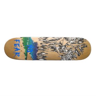 NO FEAR SKATEBOARD DECK