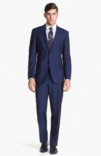 Burberry London Navy Wool & Mohair Suit