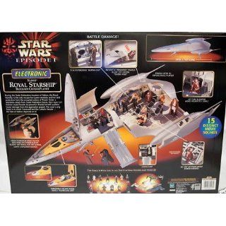 Star Wars Episode 1 Electronic Naboo Royal Starship Blockade Cruiser Playset: Toys & Games