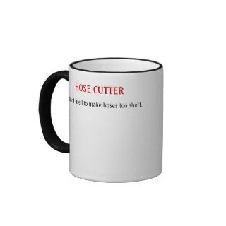 Utility knife / hose cutter mug