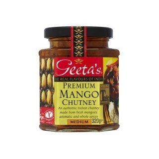 Geeta's Premium Mango Chutney Medium 320G : Grocery & Gourmet Food