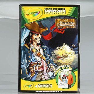 Crayola Giant Coloring Mural Disney Pirates of the Caribbean: Toys & Games