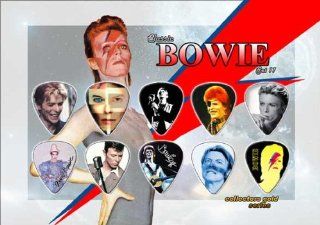 David Bowie Premium Celluloid Guitar Picks Display Classic Edition Musical Instruments