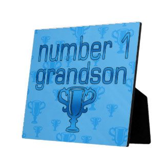 Number 1 Grandson Plaque