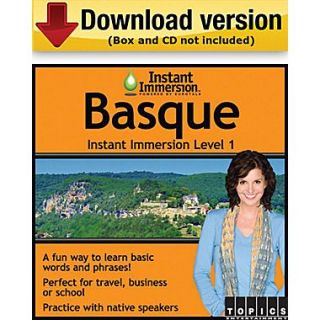 Instant Immersion Level 1  Basque for Windows (1 User) [Download]  Make More Happen at
