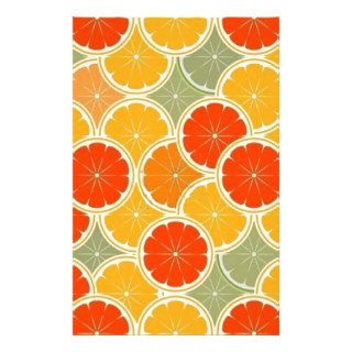 Orange Slice Stationery Paper