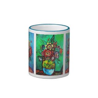 Garden Bouquet Trio by Jolie Frank Mugs