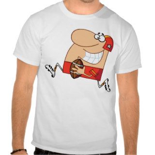 cartoon man football t shirt