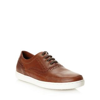 Red Herring Tan matte leather brogues