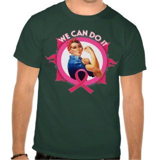 Rosie the Riveter Breast Cancer T Shirt