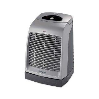 The Holmes Group   Oscillating Power Heater Fan, 9 3/32"x9 5/16"x13 1/8", Gray : Electric Household Fans : Everything Else