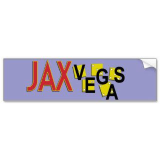 JaxVegas Proud Citizen or Visitor Bumper Stickers