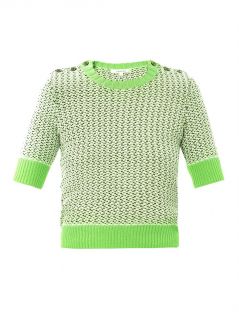 Tweed stitch cropped sweater  Carven