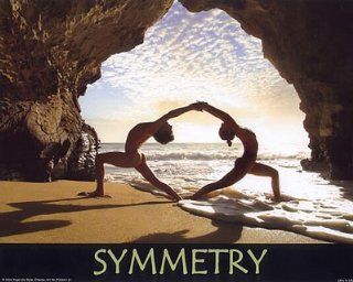 Symmetry by Kyer Wiltshire Yoga Poster  8''x10''   Prints
