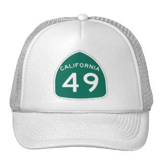 California 49 trucker hats