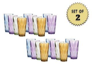 Creativeware 24 Ounce Polycarbonate Tumblers   2 Set's of 10, Total 20 Glasses Drinkware Sets Kitchen & Dining