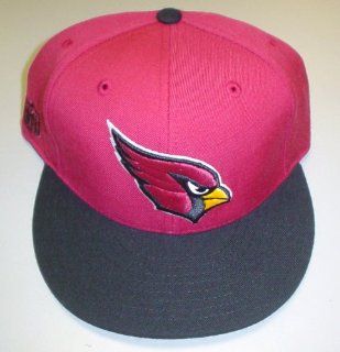 Arizona Cardinals Structured Fitted Flat Bill Reebok Hat Size 7 1/2 : Sports Fan Baseball Caps : Sports & Outdoors