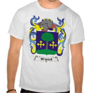 Wood Family Coat of Arms T shirt