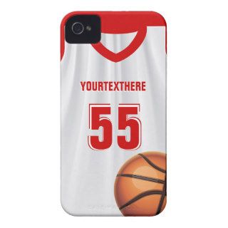 Red BasketBall Dress Name &  Number iPhone Case iPhone 4 Case Mate Cases