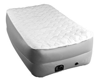 Coleman Twin Double High Pillow Top Airbed with Built In Pump : Camping Air Mattresses : Sports & Outdoors
