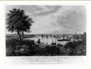 Historic Print (L): Baltimore taken near Whetstone Point  