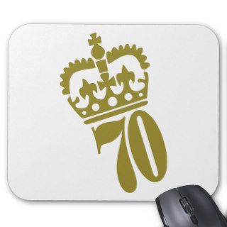 70th Birthday   Number – Seventy Mouse Pad