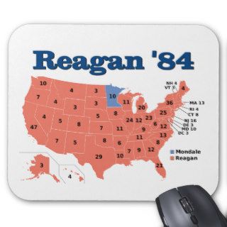 President Ronald Reagan 'Reagan 84' Mouse Pad