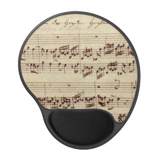Old Music Notes   Bach Music Sheet Gel Mouse Pads