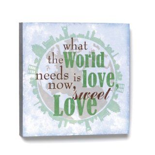 Lyricology What The World Needs Now Wall Art   Wall Sculptures