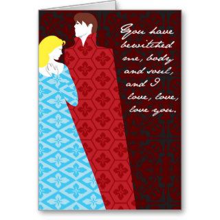 Jane Austen Pride and Prejudice gift "Elizabeth" Greeting Card