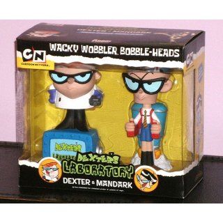 Funko   Dexter's Laboratory pack 2 Bobble Heads Dexter & Mandrak 16 cm: Toys & Games