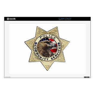Police_Badge_Community Laptop Decal