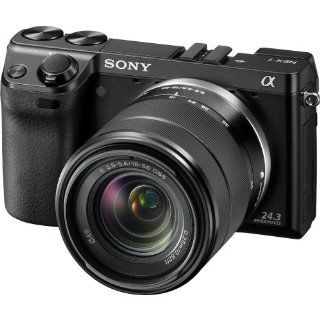 Sony NEX 7 24.3 MP Compact Interchangeable Lens Camera with 18 55mm Lens : Point And Shoot Digital Cameras : Camera & Photo