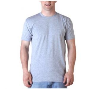 Next Level Apparel Next Level Heather Gray Mens Fitted T Shirt Gray: Clothing