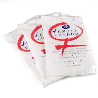 FC Reality Female Condom Non Latex 5 condoms: Health & Personal Care