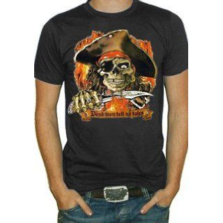 Dead Men Tell No Tales T Shirt (Black) Clothing