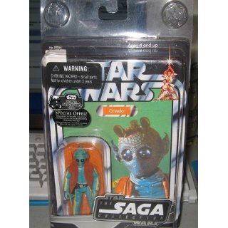 Star Wars 3.75 Vintage Greedo Figure: Toys & Games