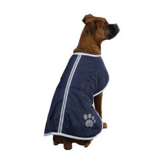 Zack & Zoey Polyester Nor'easter Dog Blanket Coat, Small, Navy : Pet Coats : Pet Supplies