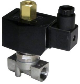 12v 16mm Normally Open 3/8" NPT Stainless Steel Viton Diaphragm 2 Way Solenoi: Industrial Solenoid Valves: Industrial & Scientific