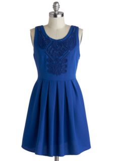 Jack by BB Dakota Evening Glamour Dress in Cobalt  Mod Retro Vintage Dresses