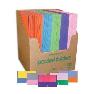 Roaring Spring Paper Products 50202 Embossed Pocket Folder : Business Report Covers : Office Products