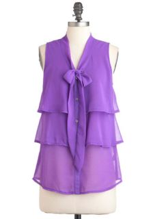 Lilac to Move It Top  Mod Retro Vintage Short Sleeve Shirts