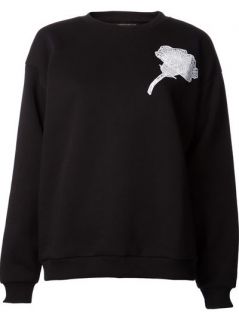 Christopher Kane Rose Embroidered Sweater