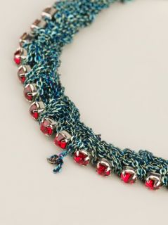 Arielle De Pinto Crochet Chain Bracelet