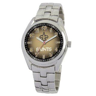Men's NFL New Orleans Saints "First Rounder" Stainless Steel Watch Watches