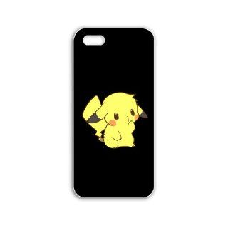 Design Apple Iphone 5C Anime Series pikachu anime Black Case of Fashion Cellphone Shell For Women Cell Phones & Accessories